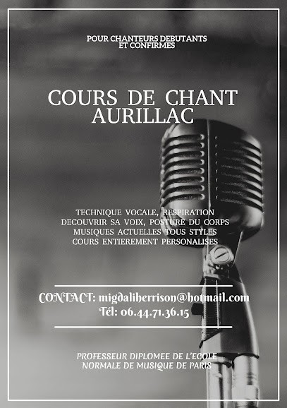 Migdali Herrison Course De Chant, Professeur de Musique à Aurillac